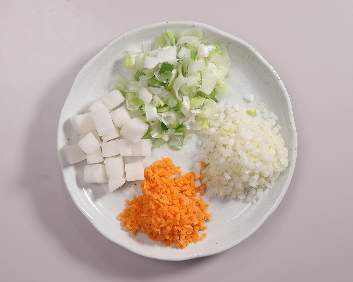 玉葱・人参・ねぎ・大根ダイスカット